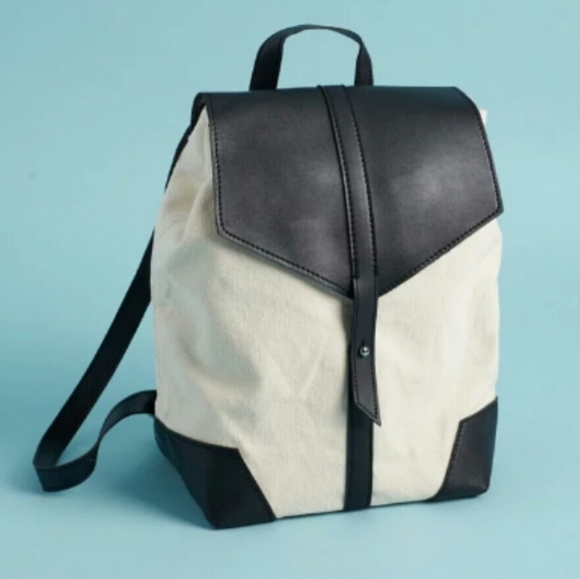 Deux Lux Handbags - Deux Lux✨Demi Backpack Leather & Canvas Purse Bag